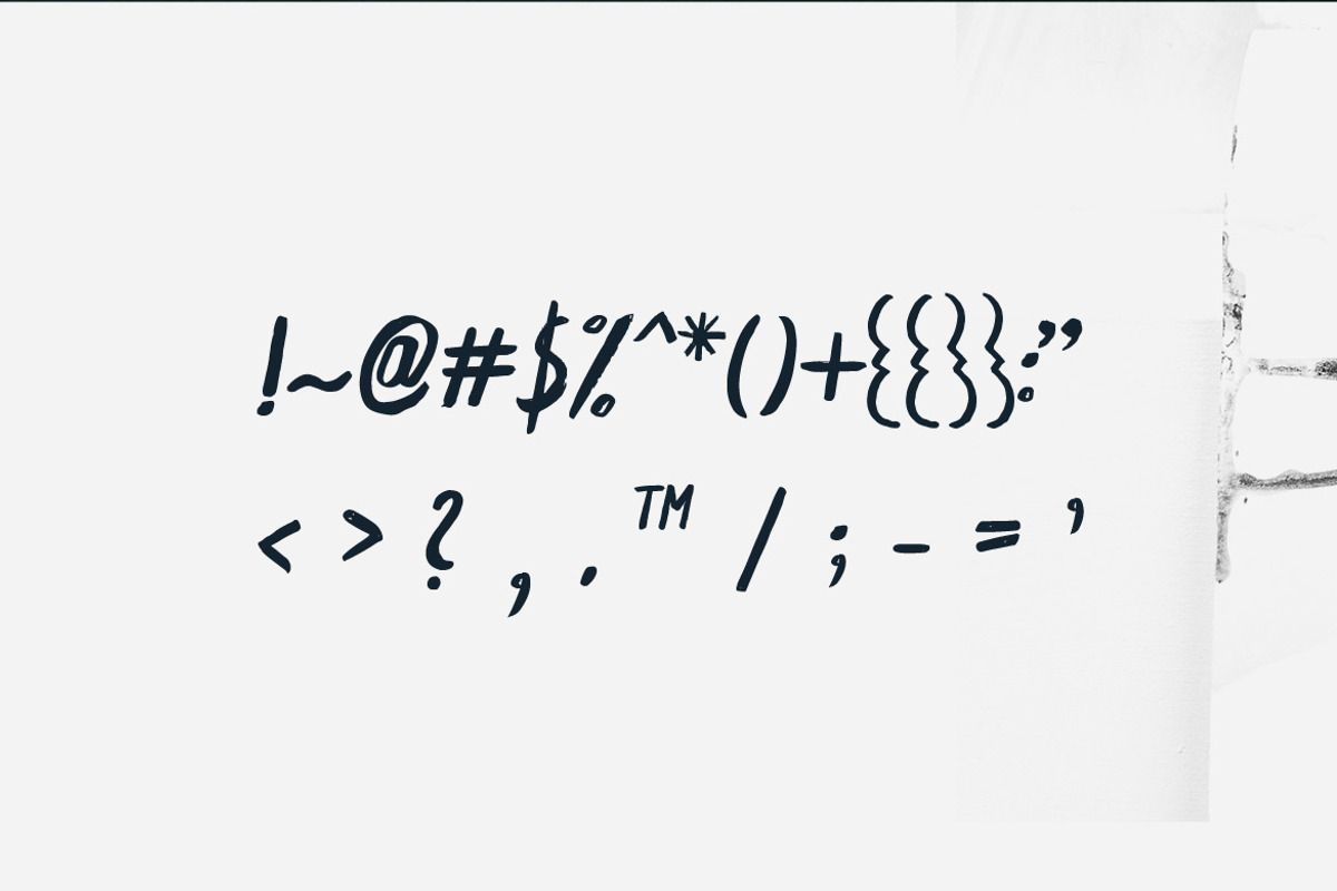 Espa Brush Font preview 5