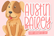 Austin Bailey - Handwriting Font, a Handwritten Font by Keithzo (Thumbnail 1 of 9)
