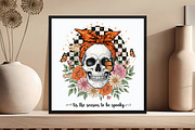 Halloween Skeleton Head, an Illustration by DreamCafeArt (Thumbnail 5 of 7)