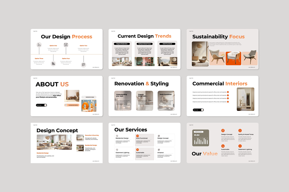 Home Interior  PowerPoint Template, a Presentation Template by Premast (Photo 3 of 4)