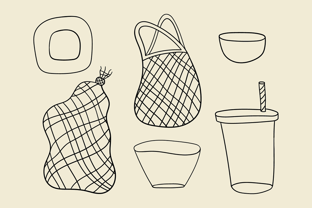 Fruits | Clipart + patterns, a Food Illustration by katieromanoff_art (Photo 4 of 15)