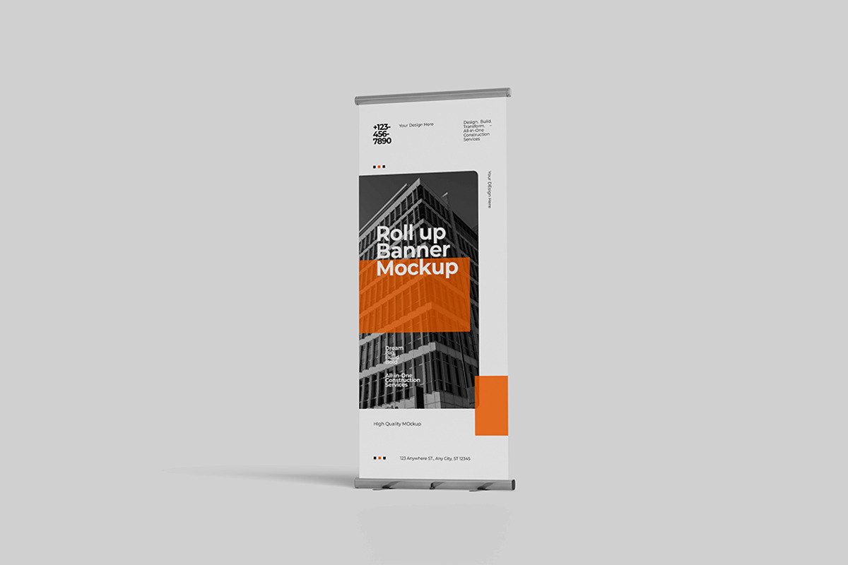 Roll Up Banner Mockup, a Product Mockup by SimpangGraphics (Photo 4 of 5)