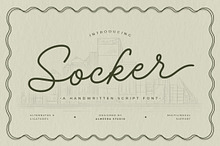 Socker — A Handwritten Script Font