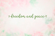 Lovely font with hearts, a Script Font by JuliaKJ (Thumbnail 3 of 3)