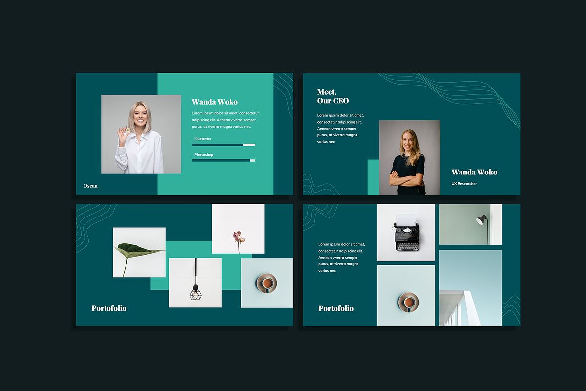 Osean - Powerpoint Template, a Presentation Template by Pixelz Studio (Photo 4 of 10)