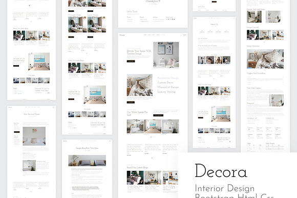 Decora - Interior Design HTML CSS preview 4
