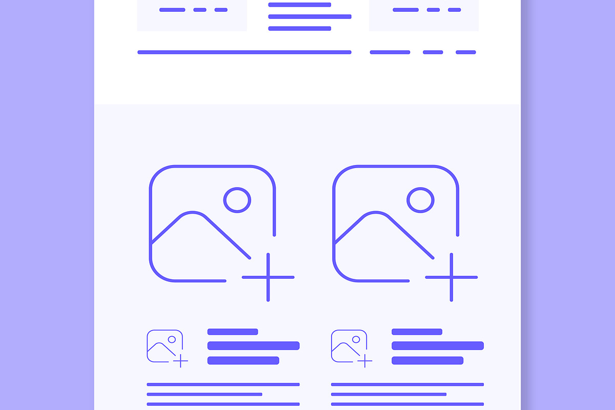Website Wireframe Landing Page, a Landing Page Template by ContestDesign (Photo 3 of 6)