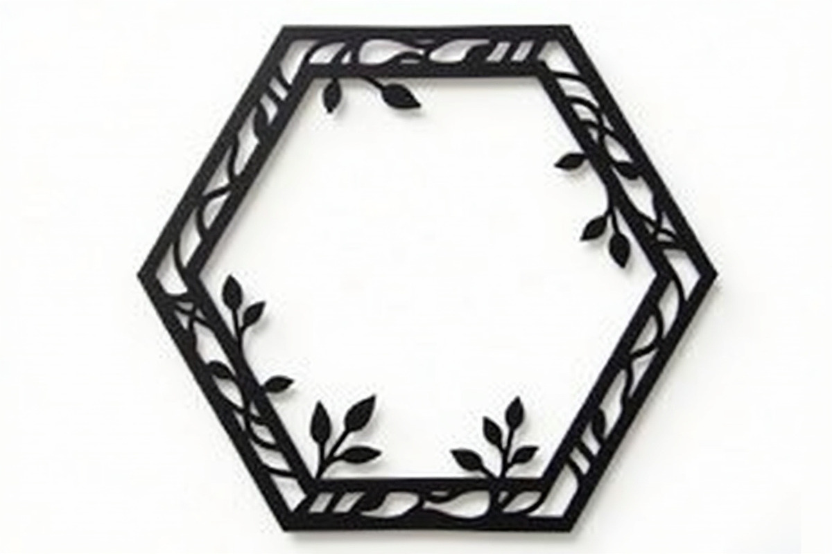 Floral Laser Cut Frame Set, an Illustration by Creativeshirt (Photo 8 of 9)