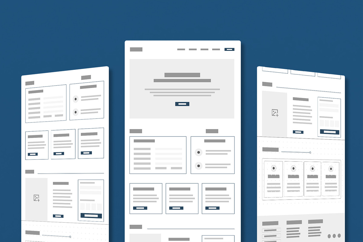 Website Wireframe Design Services, a Wireframe Template by MightyDesign (Photo 1 of 9)