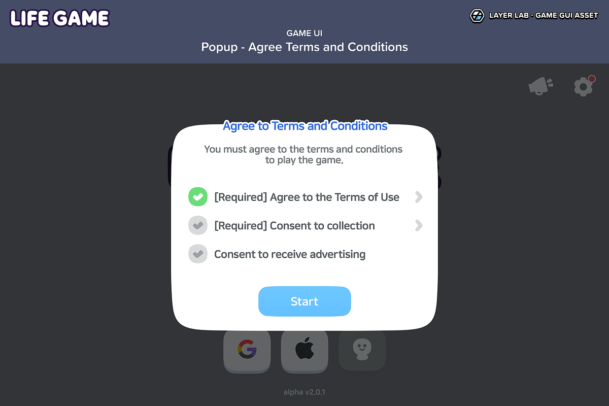 GUI - Life Game, an UI Kit Template by LAYERLAB (Photo 49 of 55)