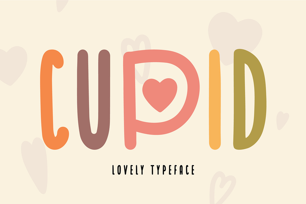 Cupid lovely font | Valentine's Day, a Script Font by Anna Zakharchenko (Photo 1 of 13)