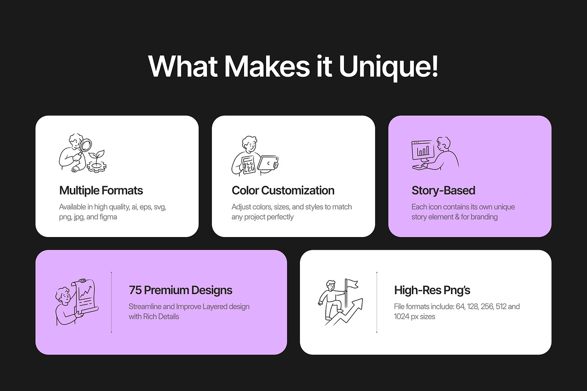 45 Animated Business Doodles, an Outline Icon by Vectors Market (Photo 2 of 4)