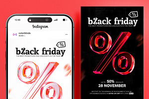 Black Friday Promotion, a Flyer Template by Human Made