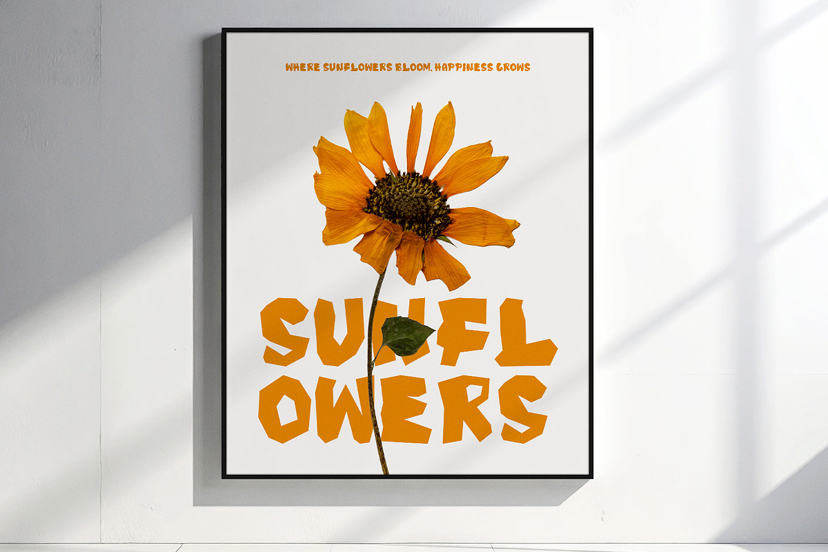 Soekat - Papercut style font, a Sans Serif Font by Hello Muh (Photo 3 of 7)