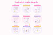 Mental health Canva template bundle, a Social Media Template by Cate Creates (Thumbnail 2 of 11)