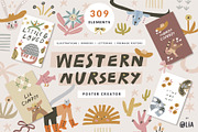 Western Nursery Poster Creator, an Animal Illustration by Olia (Thumbnail 1 of 19)