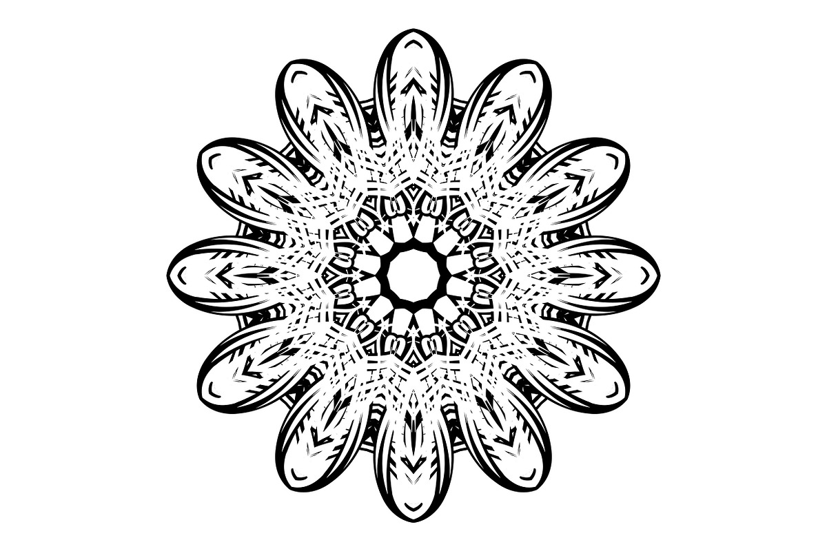 Artistic Mandala Vector Collection, a Decorative Illustration by NJ Himel (Photo 27 of 101)
