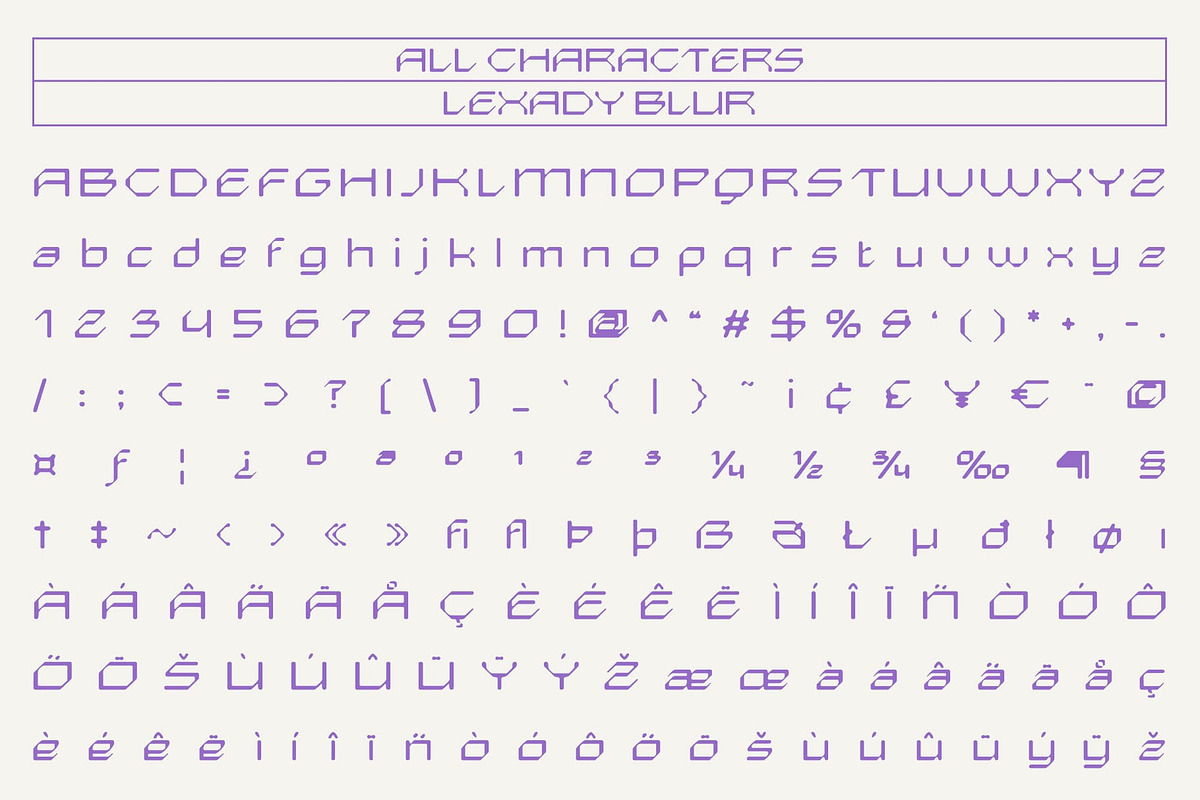 Lexady Blur, a Sans Serif Font by Craft Supply Co. (Photo 8 of 8)