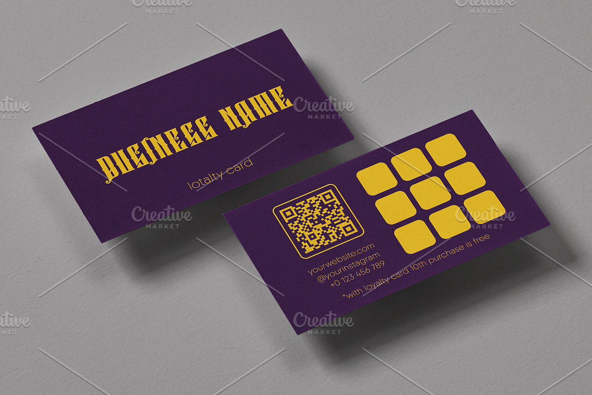 Multipurpose Loyalty Card 02, a Card Template by Tzochko (Photo 3 of 4)