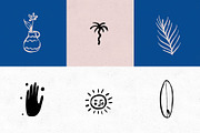 Sunny vibes vector illustrations, an Illustration by dicreate (Thumbnail 5 of 11)
