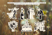 Wedding Collection: 66 Line Art Pack, a Person Illustration by Veyla (Thumbnail 10 of 16)