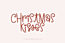 Christmas Kisses | Fun Holiday Font