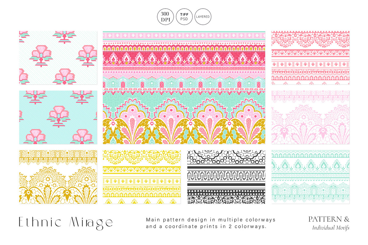Ethnic Mirage - Exquisite Prints+, a Pattern Graphic by TSTUDIO (Photo 2 of 12)