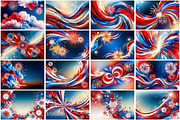 4th of july Digital Paper, a Texture Graphic by Forhadx5 (Thumbnail 5 of 8)