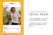 Bella Canvas 3001 T-shirt Model, a Shirt Mockup by Moonlit Mocks (Thumbnail 4 of 6)