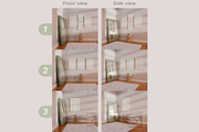 Wall Art Gallery Mockups PIXIE, a Household Mockup by Bonumo (Thumbnail 4 of 14)