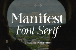 Manifest Font Serif