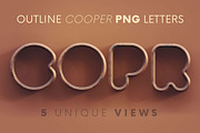 Outline Cooper - 3D Lettering, a Graphic by MIIM (Thumbnail 1 of 8)