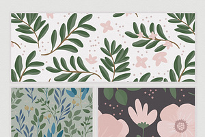 Floral Garden Seamless Patterns