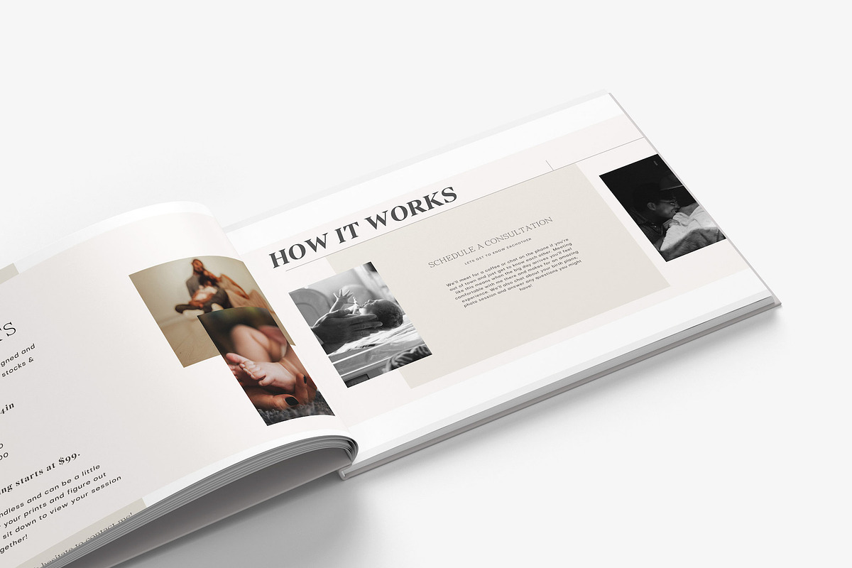 BIRTH PHOTOGRAPHER CLIENT GUIDE, a Magazine Template by Signature Edits (Photo 4 of 8)