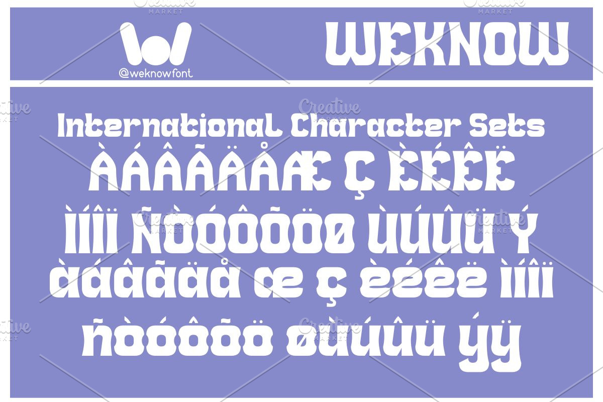 Early Afternoon font, a Font by weknow (Photo 8 of 8)