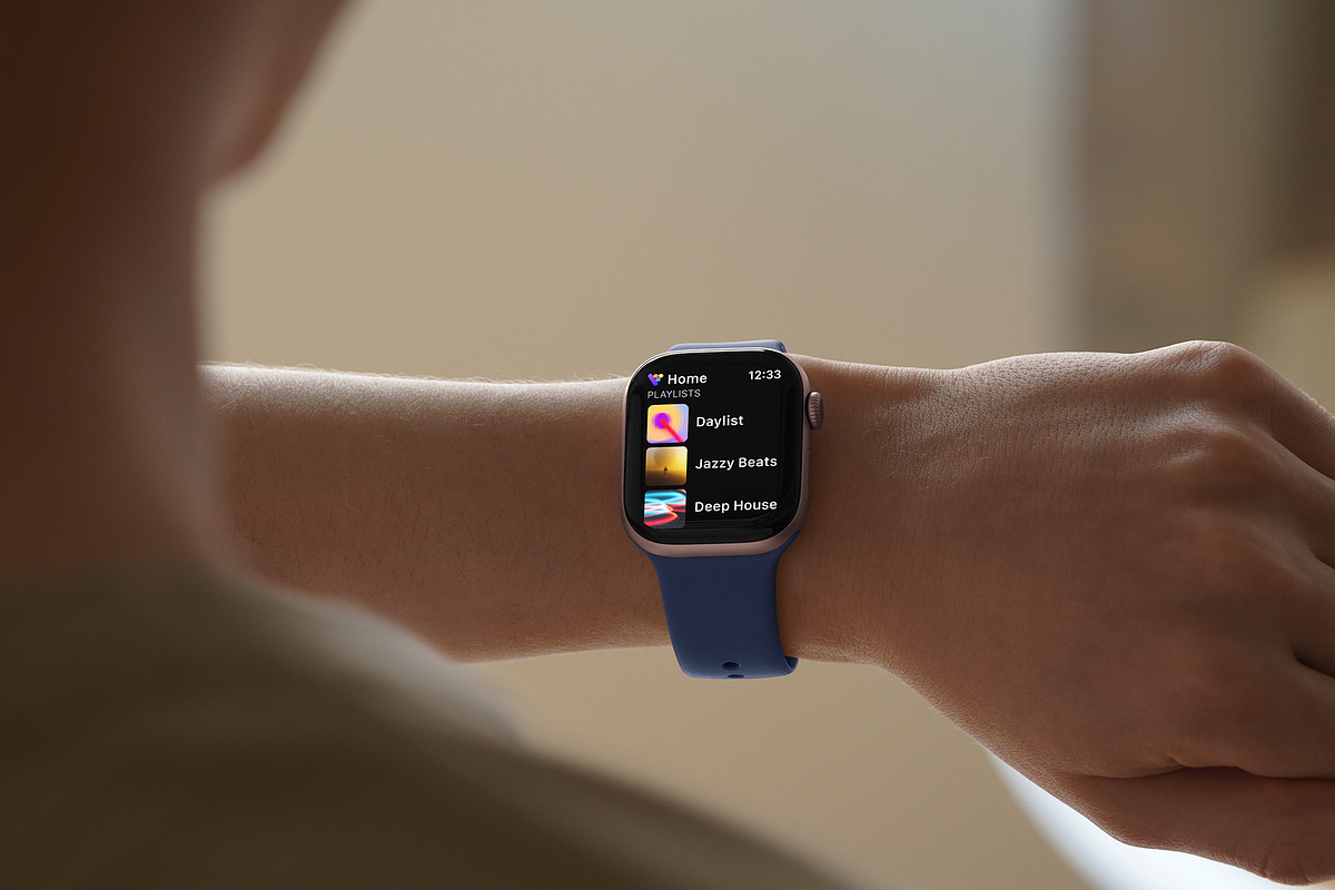 24 Watch Series 11 in Hand Mockups, a Wearable Device Mockup by Asylab (Photo 84 of 107)
