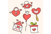 Valentines day event doodle style, an Object Illustration by foxndeer (Thumbnail 4 of 4)