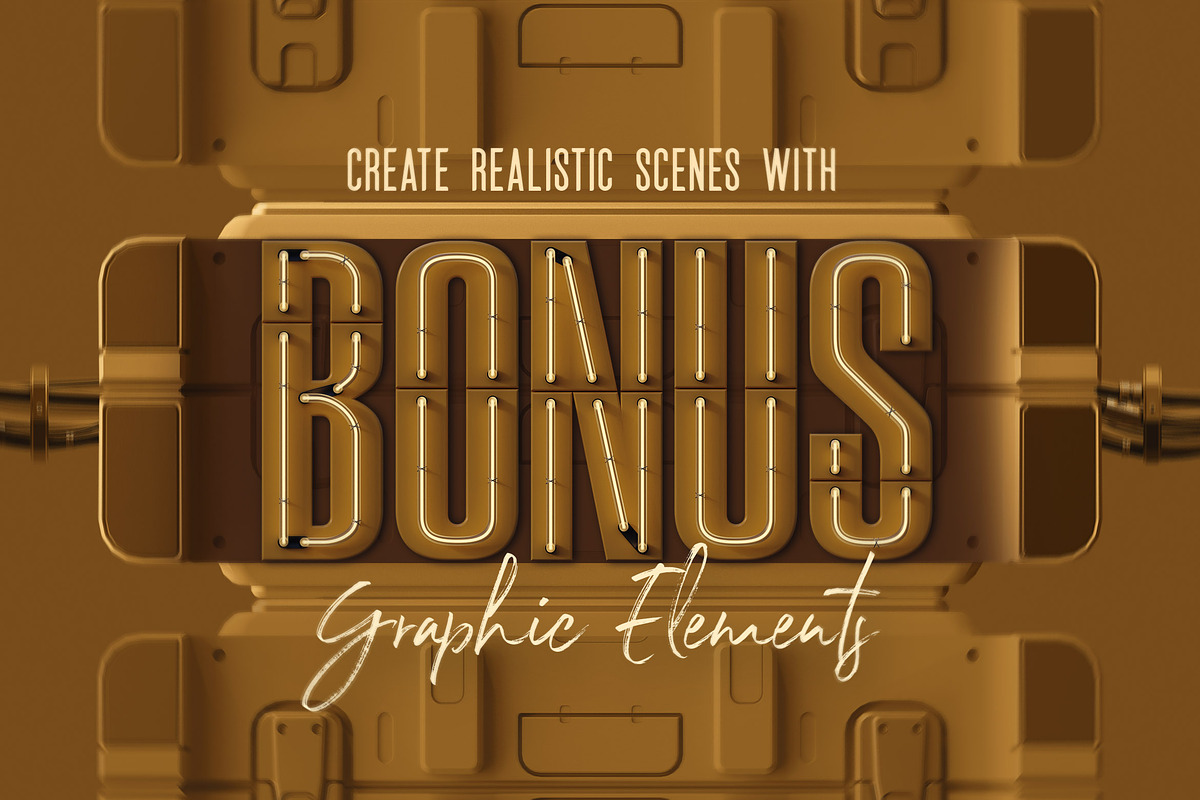 Condensed Neon 3D Lettering, a Graphic by TVartworks (Photo 11 of 21)