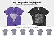 American Apparel TR301 Shirt Mockups, a Shirt Mockup by Photific (Thumbnail 3 of 6)
