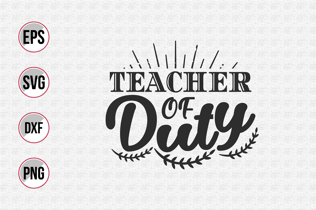 Teacher typographic svg bundle., a Graphic by Uniquesvg99 (Photo 10 of 21)