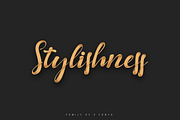 Burlesque. Pack of 4 Fonts, a Script Font by Modern vector (Thumbnail 6 of 7)