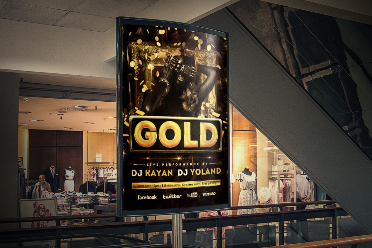 Gold - Flyer / Poster, a Flyer Template by VectorMedia (Photo 4 of 8)