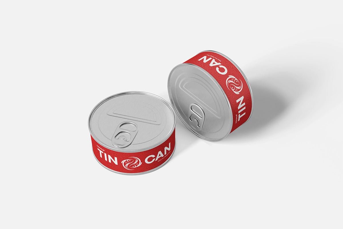 Tin Can Mockup, a Product Mockup by bimockup (Photo 2 of 6)