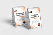 Signboard Mockup, an Advertising Mockup by AndikaGraphic (Thumbnail 2 of 6)