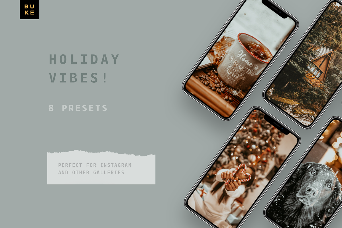 8 Christmas Me! Lightroom Bundle, a Preset Add-On by SHOOM HOUSE (Photo 2 of 9)