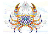 Ethnic Collection: Crab, an Animal Illustration by ArtoJoy (Thumbnail 4 of 5)