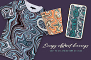30 Wave Seamless textures., a Pattern Graphic by ClipArtRoom (Thumbnail 3 of 8)