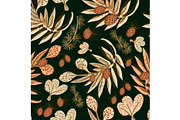 Forest plants Pattern, a Pattern Graphic by Polanika (Thumbnail 4 of 4)