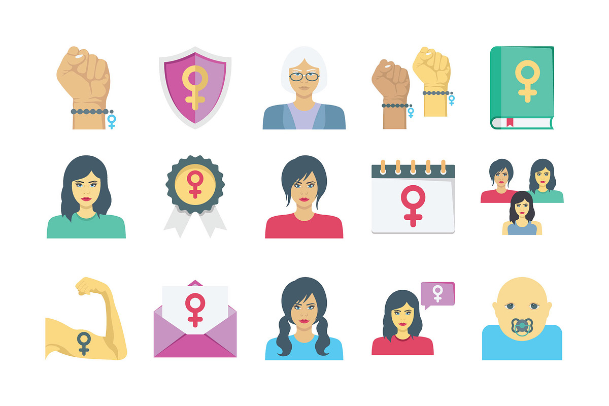 Mother’s Day Icons Pack, a Solid Icon by Vector Portal (Photo 3 of 6)