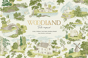 Woodland, a Decorative Illustration by olga.korneeva (Thumbnail 1 of 12)